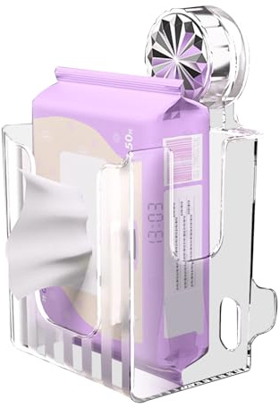 Wall Mounted Tissue Box Holder for Tissue Boxes, Wet Wipe Holder, Wall Mounted, Suction Cup, Refillable Paper Towel Container for Workplace, Dressing Table, Changing Table, Toilet, Kitchen, Hotel