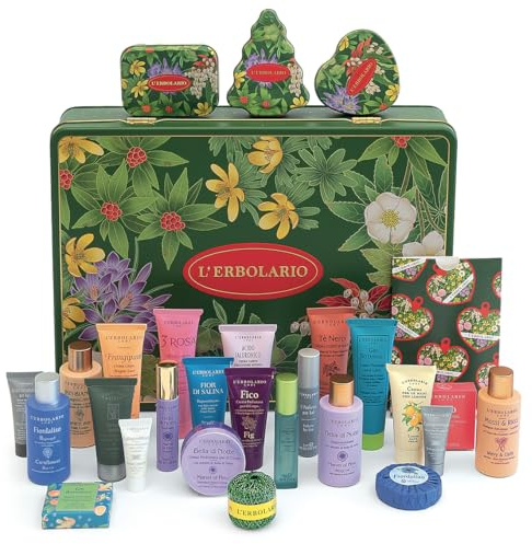 L'Erbolario - Adventskalender 2025 - Besonderer Adventskalender mit Beauty Überraschungen für jeden Dezember bis Weihnachten in limitierter Auflage