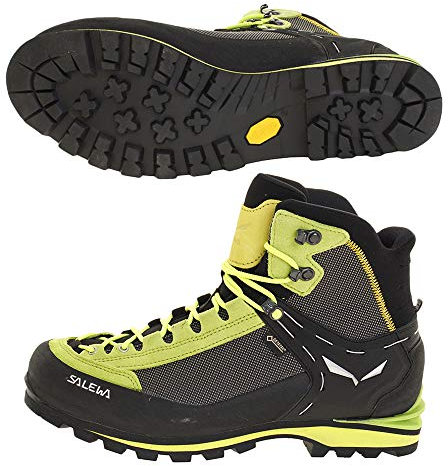 Salewa Crow Gore-Tex Herren Wanderstiefel, Grün, 7