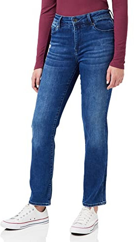 Mavi Damen Kendra Straight Jeans, Blau (Indigo Blue Sateen STR 28925), 29W / 30L