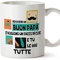 Mugffins Tazza papà (Miglior Padre del Mondo) - per Essere Un Buon papà - Idee Regali Originali Festa del papà