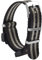 OLLREAR Unisex Nylon Uhrenarmbänder Ersatz Kompatibel mit G-8900 GA-100HP GD-100H series DW-5600 GW-M5610 DW6900 22mm Schwarz Grau02