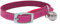 JK Collier pour chat en cuir véritable avec élastique de sécurité et clochette Rose