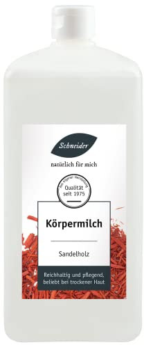 Saunabedarf Schneider - Gesichts-, Hand- und Körpermilch Sandelholz, Bodylotion 1000ml