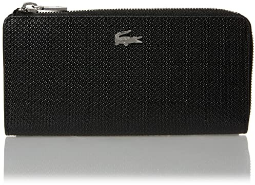 Lacoste Damen Chantaco Slim Zip Wallet Schwarz