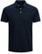 Jack & Jones Men's Jjepaulos Polo Ss Noos Polo Shirt, Dark Navy/Detail: Slim Fit, S