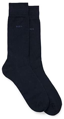 HUGO BOSS Herren Socken Strümpfe Business Allround Twopack RS Uni 50388437 2 Paar