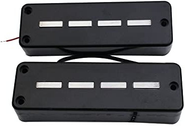 Guyker Bass Pickups Ceramic Bridge + Neck 4 String Electric Bass Pickups