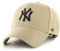 '47 MLB New York Yankees MVP Unisex-Baseballkappe, Verstellbar, Hochwertiges Design und Verarbeitung, Black Logo, Khaki