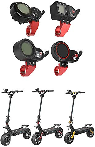 Fututech Support de Tableau de Bord en Alliage d'Aluminium pour Dualtron/Speedway/Futecher Pièces de Rechange Antirouille Durable Léger Accessoire Scooter Electrique (Rouge)