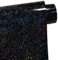 FORBELL Glitzer Plotterfolie Textil, Transferfolie Textil Schwarz, Galaxie Heat Transfer Vinyl (Galaxie Schwarz (Glänzend), 30,5cm×3m)