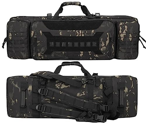 ACEXIER 93cm Taktische Jagdwaffentasche Hartschale Langer Rucksack für Paintball Militär Schießwaffenkoffer Gewehrtasche