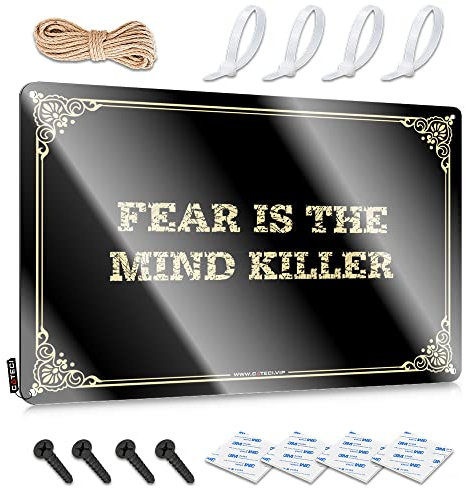 Signs For Room Fear Is The Mind Killer Metallschild Vintage Lustiges Blechschild Raumdekoration (Farbe: Farbe, Größe: 30 x 40 cm)