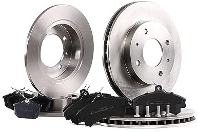 STARK Bremsen Satz Hinten Vorne 260 255,8mm Bremsscheiben und Beläge Komplett für VOLVO V40 Kombi (645) für MITSUBISHI Space Star (DGA) für PROTON Impian Limousine