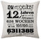 12. Geburtstagsgeschenk für Mädchen Junge Zierkissenbezüge Geschenk für Sie 12 Jahren Geschenke für Tochter Schwester Geschenkidee 12. Geburtstag Deko Kissenbezug 45 x 45 cm (12th)