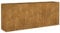 vidaXL Fioriera Rialzata da Giardino 200x40x80 cm in Acciaio Corten
