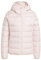 adidas Femme Essentials Light Down Hooded Jacket, sandy pink, XS