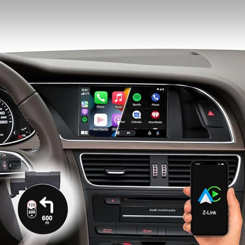 DYNAVIN Android Autoradio Navi für Audi A4 A5 Q5 S4 S5 mit MMI 3G / 3G+ Radio, 7 Zoll Radio mit Wireless Carplay und Android Auto | Head-up Display | Inkl. DAB+: D9-DMI3G Ultra Flex