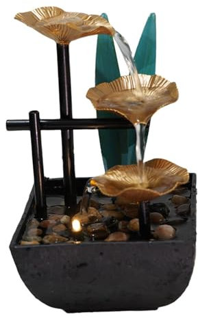 Relaxing Desktop Fountain, Indoor Garden, Zen Tabletop, Waterfall Decoration