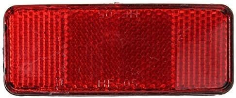 Jowxsx Rote Fahrrad-Sicherheitswarnreflektorscheibe für Heckträger, Lichter und Reflektoren