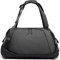 QTANZIQI Sporttaschen für Damen und Herren – mit Schuhfach und Nassfach, Sporttasche, Reisetasche, Wochenendtasche für Kurze Geschäftsreisen, Schwarz