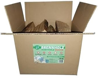 30kg Buchenbrennholz - ofenfertig - Scheitlänge 25cm - trocken - Ofen, Feuerschale, Lagerfeuer, Smoker - Kaminholz - Brennholz - Brennstoff - Grillholz - Feuerholz (30, Kilogramm)