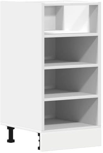 vidaXL Armario Inferior de Cocina Madera contrachapada 40x44,5x81,5 cm, Armario de Cocina, Unidad de Cocina, gabinete de Almacenamiento de Cocina