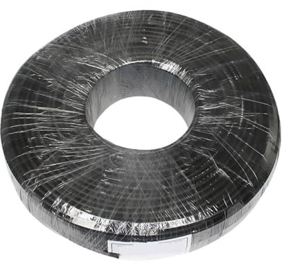 IndusTradCorp 50 Metros/Lote 1000V Cable 6,0mm Sq/10AWG Cable Solar XLPE Cable Solar PV Cable Solar(6MM2 50M Black)