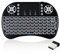 Mini Wireless Keyboard Bluetooth 2.4G with Touchpad, 3-Colors LED Backlit, Built-in Rechargeable Battery Touchable Portable Keyboard for Android Box Google Smart TV PS3 PS4 Windows PC Tablet Laptop