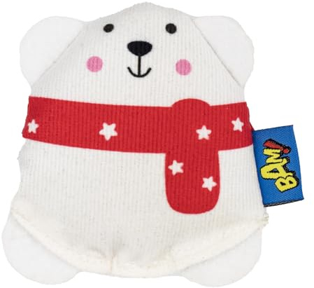 WUNDAPETS BAM! Christmas Catnip Filled Play Toys Cat Kitten North American Pure Catnip Toys (Catnip Polar Bear)