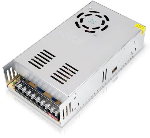 inShareplus Alimentation 12V 30A 360W pour LED, Alimentation à Découpage DC Régulée, Transformateur 230V vers 12V, Adaptateur Secteur pour Ruban LED, Imprimante 3D, Radio, Projets Électroniques