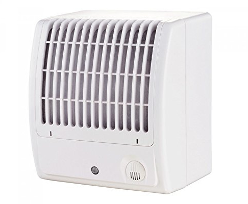 Zentrifugal-Abluftventilator CF, 100mm, hoher Luftdruck, inkl. Staubfilter und Nachlauf-Timer, kugelgelagerter Motor