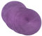SCF2017 Runde geflochtene Polypropylen Kunststoff-Platzsets, 4er-Set deep purple