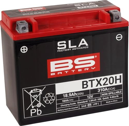 BS-Battery Batterie BS-Battery, SLA, versiegelt, Batterie YTX20H-BS