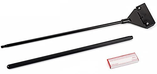 Sheens Aquarium Algae Scraper Fish Tank Cleaning Brush with Long Handle Detachable Tank Blade Glass Cleaner Tool