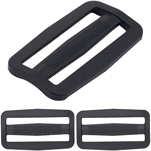 Fibbia in Plastica Rigida per Cinghie Zaini e Borse, Fibbia da Cintura 25 mm, 2 pz, Fibbia a Scatto a Scorrimento Laterale per Zaino, Fibbia di Ricambio, Accessori Cucito, Ladder Buckle Backpack