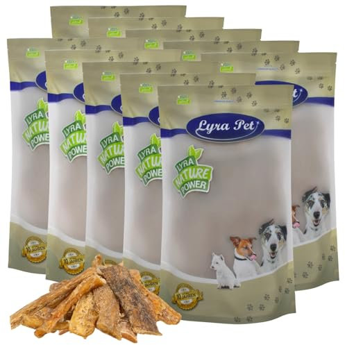 Lyra Pet® 10 kg Rindernackensehnen groß | Naturbelassener Kausnack zahnreinigend | Leckerli für alle Hunde | Hoher Proteingehalt | Langer Kaugenuss | Schonend getrocknet | Reich an Nährstoffen