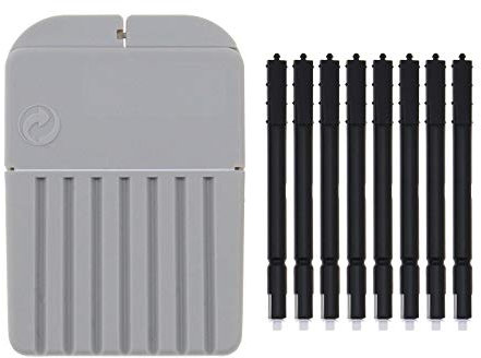 YINETTECH Hearing Aid Wax Guards Filter Accessory Kit with Grey Container Box Compatible with Widex Compatible with Phonak Compatible with Unitron