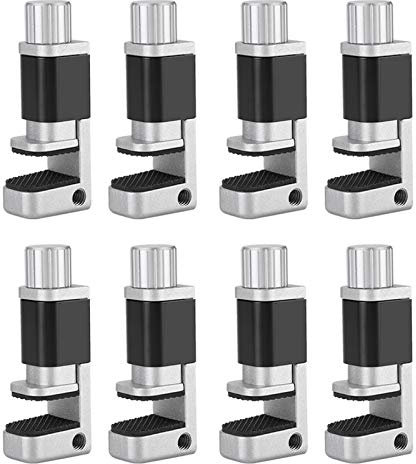 Phone Screen Repair Tool Adjustable Screen Fastening Clamp Screen Clip,Phone Screen Repair Clamp,with Protective Rubber Pad, Not Scratch on Screen,for Computer,Laptops,Tablets,LCD Screen Repair(8PCS)
