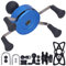 X Grip Handy, Mobile Phone Holder X‑Grip Handlebar Modification Universal with 13 Accessories for 7/8/SE/X/Xs/Xr Phone Handlebar Mount,Phone Handlebar Support(A (blue))