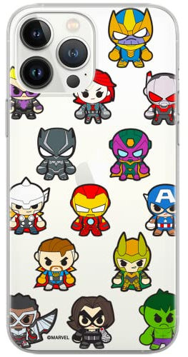 Funda para teléfono móvil de ERT GROUP para Apple iPhone 7 Plus/ 8 Plus Original y con Licencia Oficial de Marvel con diseño Avengers 025, parcialmente Transparente