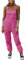Ebifin Jumpsuits für Damen Lässiger Latzhose Arbeitshose Fleece Warme Overalls Winter Latzhosen mit Taschen.Rosa.S