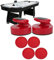 Haofy Hockey-Spieltisch, 94 Mm Schieber-Schieber-Set mit 4 Pucks-Zubehör, Große Größe, Rot, Hockey-Air-Puck, Hockey-Tischschieber