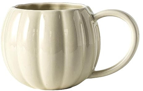 Anloximt Kürbis Kaffeetasse Kürbis Keramiktasse Kürbisform Kaffeetassen Milchtasse Teetasse Kaffeetassen Trinkbecher für Tisch Schreibtisch Zimmer
