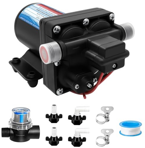 4008-101-A65 4008-101-E65 Pompa dell'acqua per camper, 12 V, 55 PSI, pompa dell'acqua per camper e camper