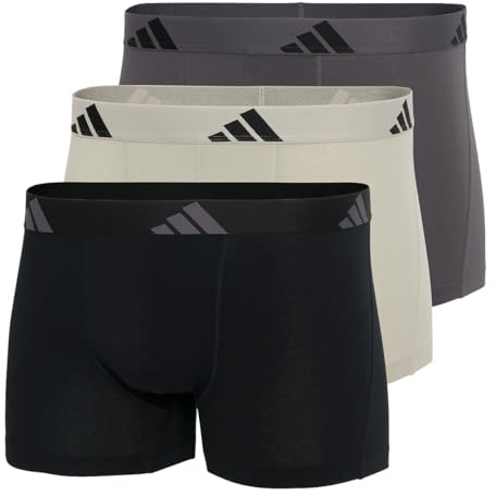 Adidas Herren Trunk (3PK) - Active Flex Cotton - bequeme Unterwäsche