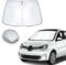 CDEFG Kompatibel mit Renault Twingo III 2014-2023 2024 Sonnenschutz Abdeckungen Frontscheibe Sonnenschirm Die Vordere Schallwand Windschutzscheibe Auto Sonnenblende Twingo E-Tech Zubehör
