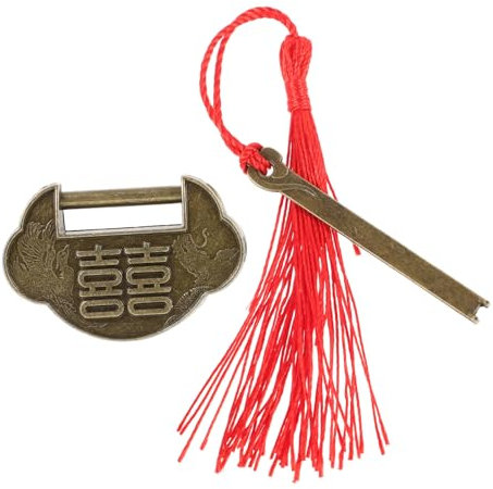 OSALADI 1set Serratura Vintage Per Scatole Di Gioielli Chiusura Decorativa Stile Antico Adatta Per Valigie Facile Da Installare e Resistente