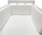 GYCF Krippenumrandung Babybett Umrandung Kinderbett Umrandung Kopfschutz Kinderbett Stoßfänger Kinderbett Kantenschutz Atmungsaktiv Baby Bettumrandung,A04,220x30CM