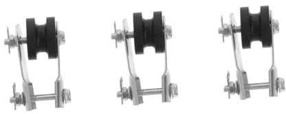 Gadpiparty 3st Heberolle Hängende Lampen Teile Der Zugkette Für Deckenventilatoren Lüfterdrahthaken Deckenleuchte Anhänger Halterung Für Deckenventilator Riemenscheibe Swag-lampe Eisen Silver